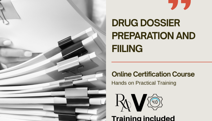 Drug Dossier Preparation training course