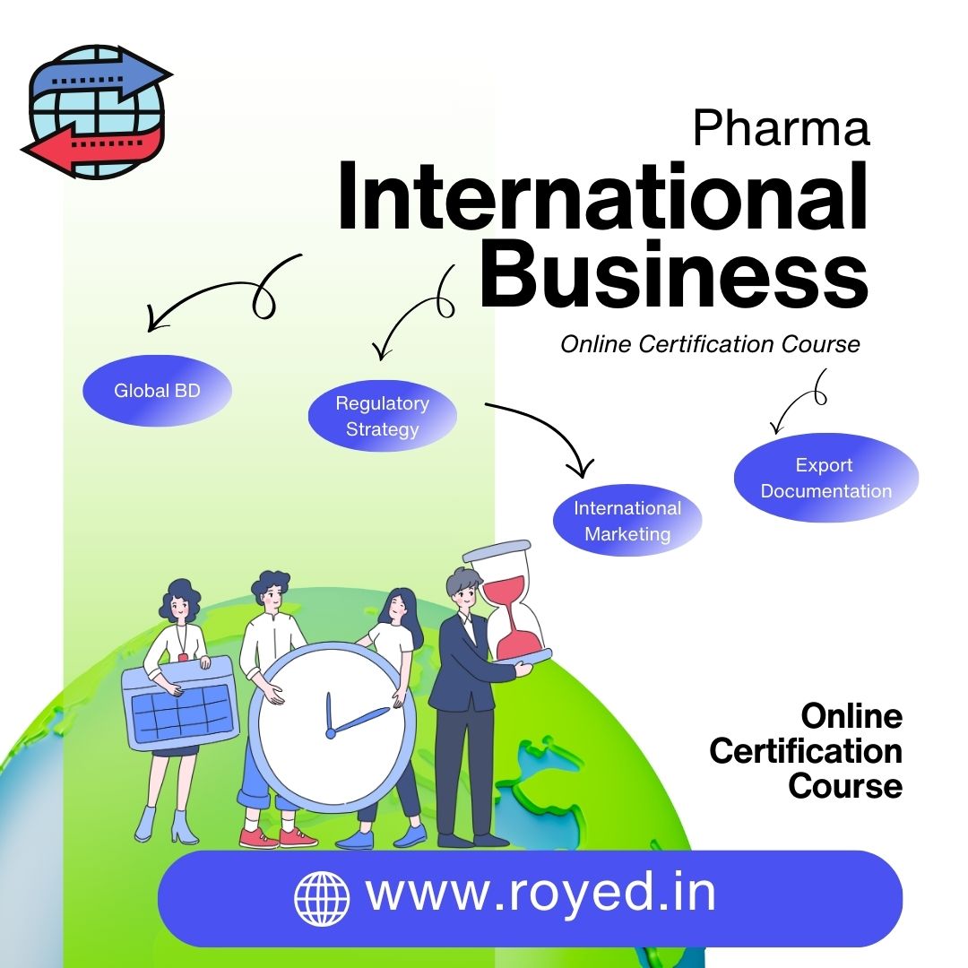 Pharma International Business Management course by royed training