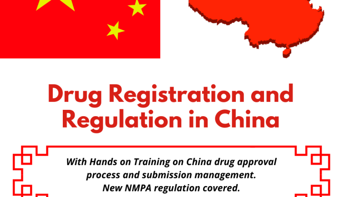China drug registration and regulation training