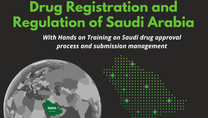 Saudi drug registration and regulation training