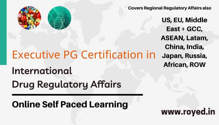 international drug regulatory affairs