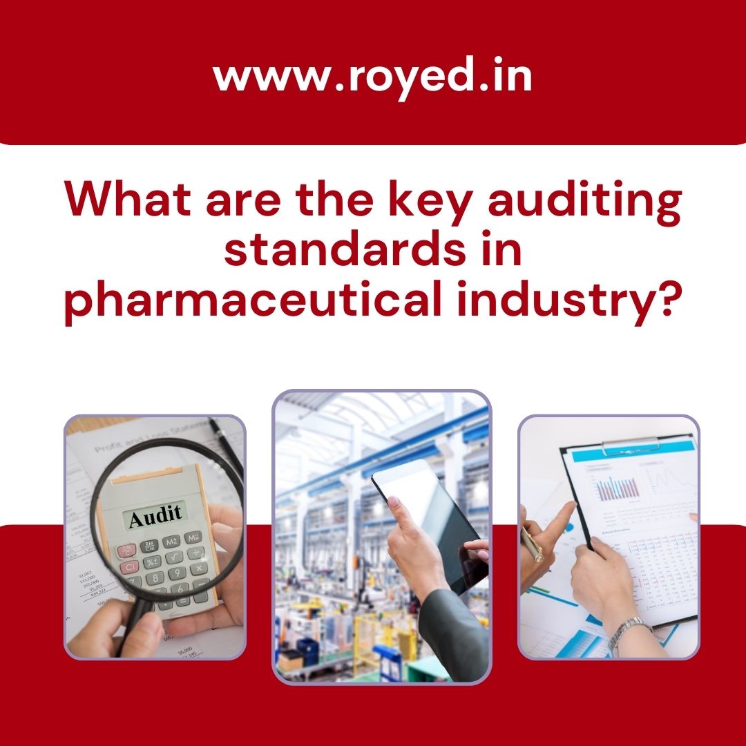 What are the key auditing standards in pharmaceutical industry