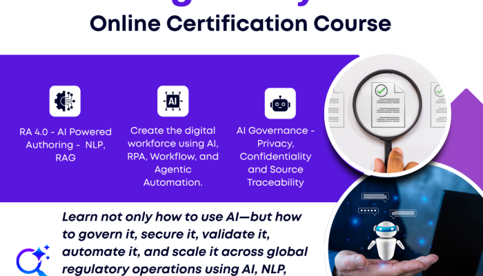 AI in Regulatory Affairs V4.0 by Royed Training