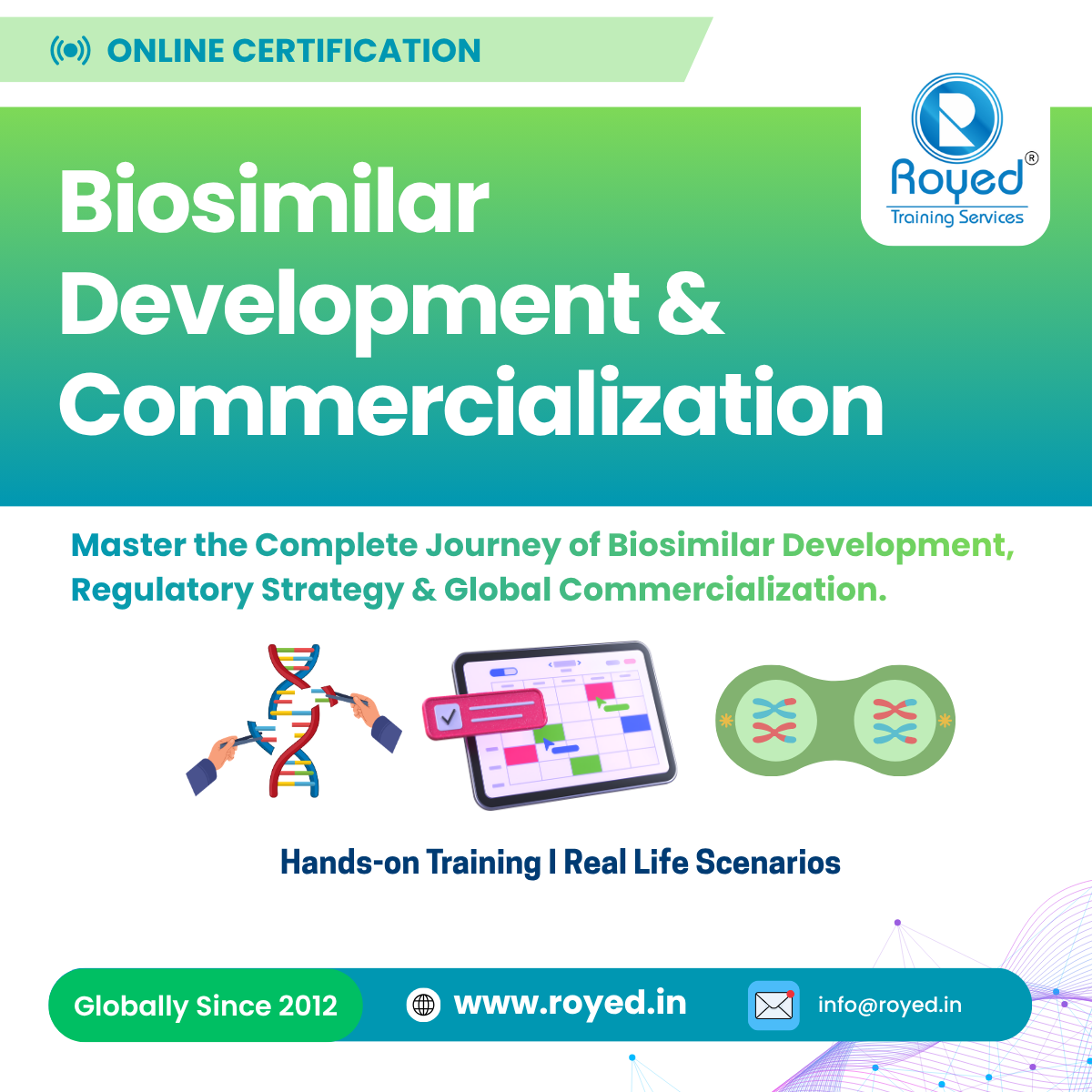 Biosimilar Development and Commercialization course by royed training