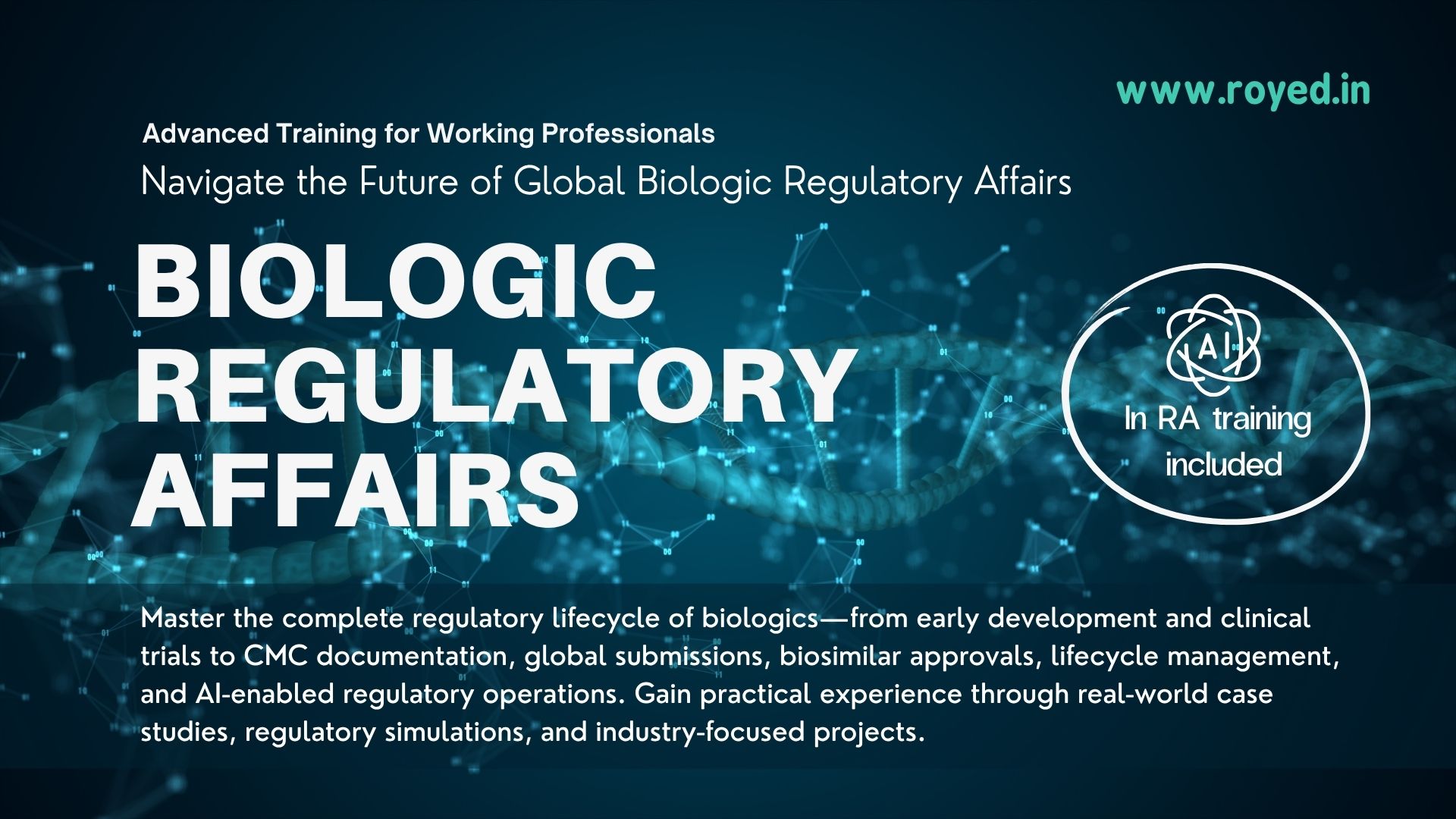 Biologic Regulatory Affair Course by royed training